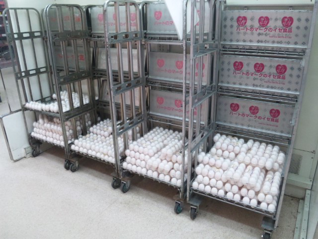 品切れが続いていた卵も、徐々に買えるように